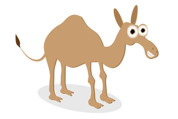 Fototapeta na wymiar camel cartoon