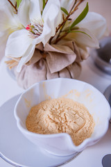 preparation of masks for hair