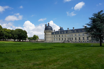 Fototapeta na wymiar view of french castle chateau Valençay