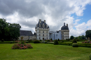 view of french castle chateau Valençay