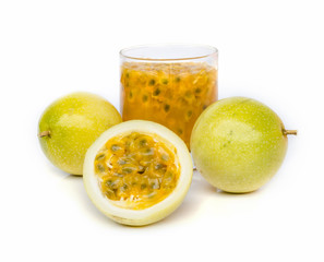 Ripe passion fruit