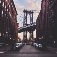 Fotobehang Manhattan brug © Oleg Podzorov