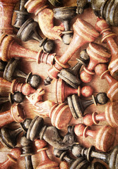 old chess grunge style