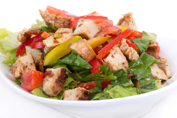 roasted chicken summer salad