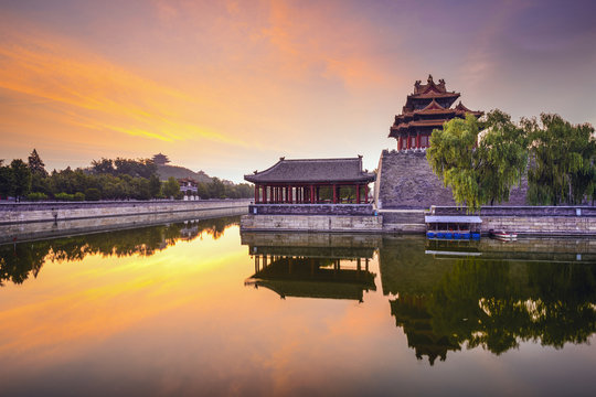Beijing, China Imperial City Moat