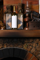 Bottle of white wine