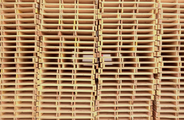 worker driving a forklift loader in warehouse