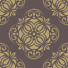 Damask Seamless Pattern. Abstract Background