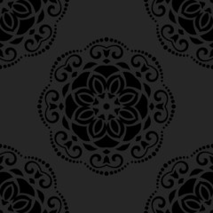 Damask Seamless Pattern. Abstract Background