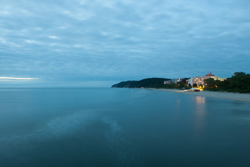 Fototapeta premium Miedzyzdroje in Poland - Baltic Sea and beach