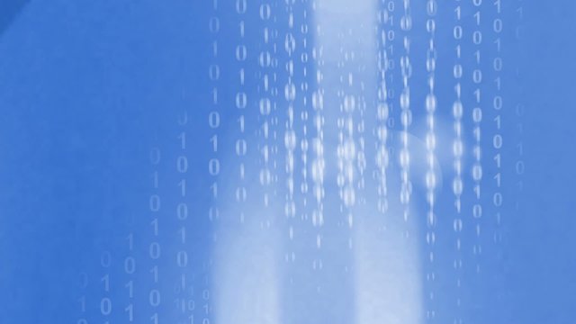 Fly through the binary code