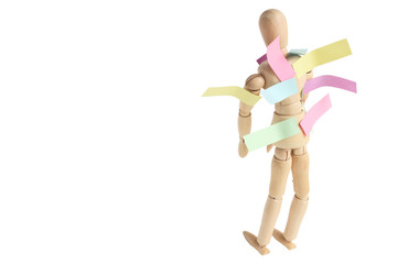 デッサン人形とポストイット