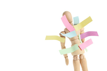 デッサン人形とポストイット