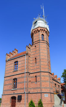Lighthouse Ustka, Baltic coast, Poland