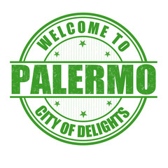 Welcome to Palermo stamp