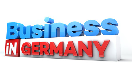 Business in countries in 3D isolated on white