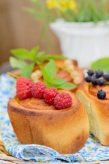 Delicious buns with fun curls