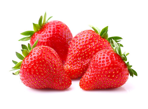 Strawberry in closeup