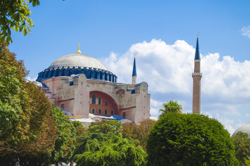 Fototapeta na wymiar Hagia Sophia@Istanbul