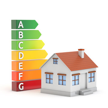 house and energy efficiency label