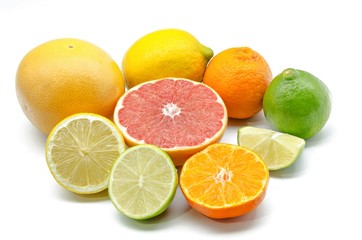 Fototapeta na wymiar Assortment of citrus