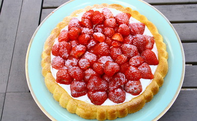 biscuit moelleux aux fraises