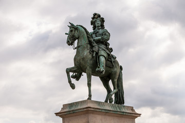 Fototapeta na wymiar Der Sonnenkönig, Ludwig XIV im Schloss Versailles