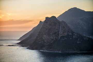 Tramondo dalla Chapman's Peak Drive