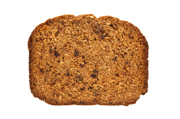 slice of bread isolated