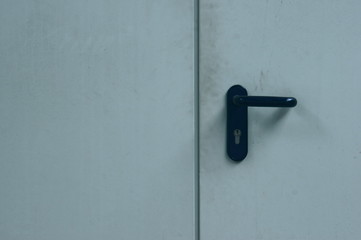 Türklinke auf Stahltür