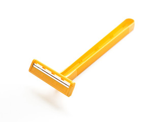 safety razor for shaving isolated on white background