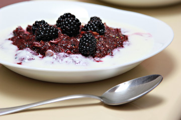 Blackberries smoothie