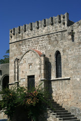 Fototapeta na wymiar Fortress in Rhodes, Greece