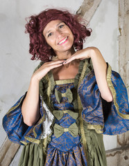 Fototapeta premium woman in historical costume