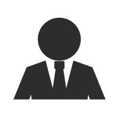 Vector Profile Black Icon