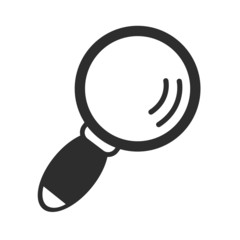 Vector Search Black Icon