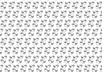 Seamless pattern with cats - vector illustration