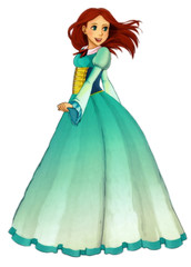 Obraz na płótnie Canvas Fairytale cartoon character - illustration
