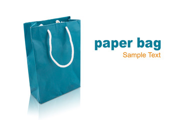 paper bag on white background