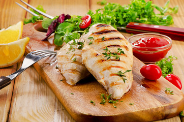Grilled chicken breast
