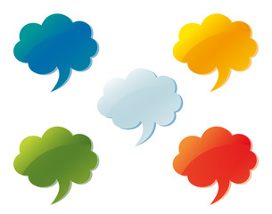 Bubble speech background