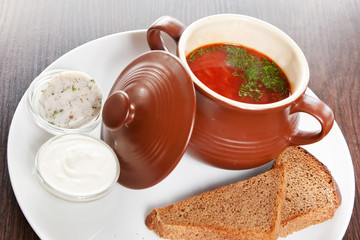 Ukrainian borsch