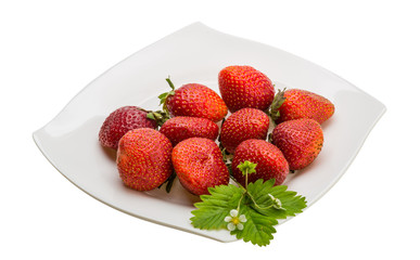 Ripe strawberry