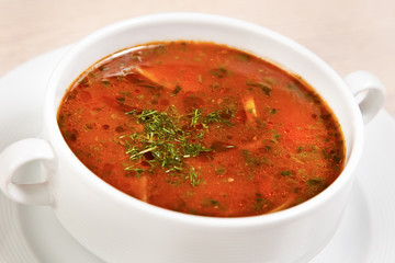 Ukrainian borsch