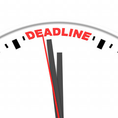 Abgabetermin, Ablieferungstermin, Deadline,