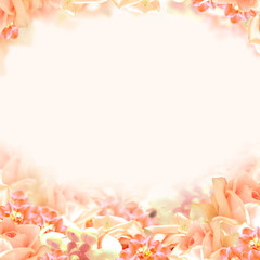 Obraz na płótnie Canvas Soft Floral Background