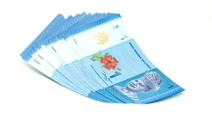 One Malaysia Ringgit Currency Bank Notes