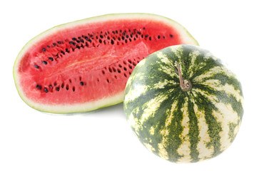 Watermelon isolated on white