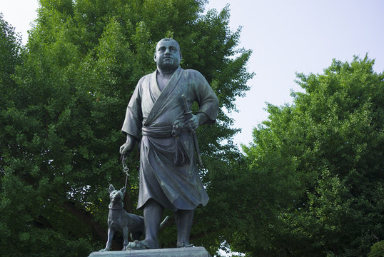 上野公園・西郷隆盛象-496
