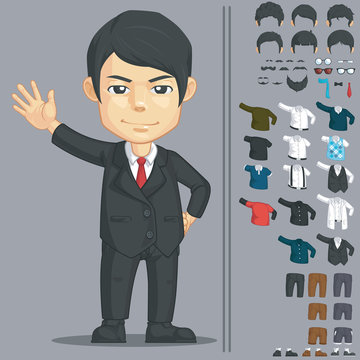 Businessman Customizable Character